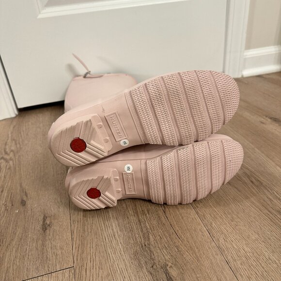 HUNTER Original Tall Rain Boot in Light Natural Size US 8 - Picture 9 of 9